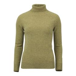Pull femme col roul&eacute; KIT - Mustard / L