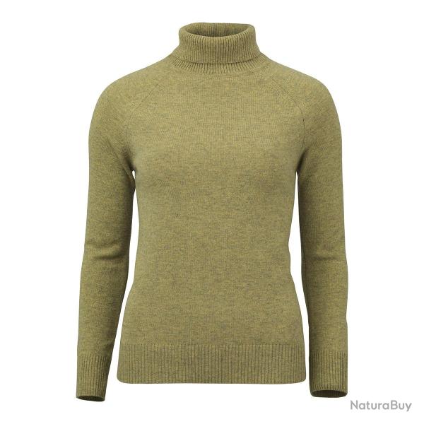 Pull femme col roul� KIT - Mustard / L