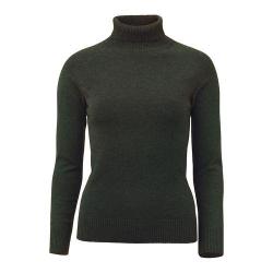 Pull femme col roul&eacute; Westminster - Loden / M