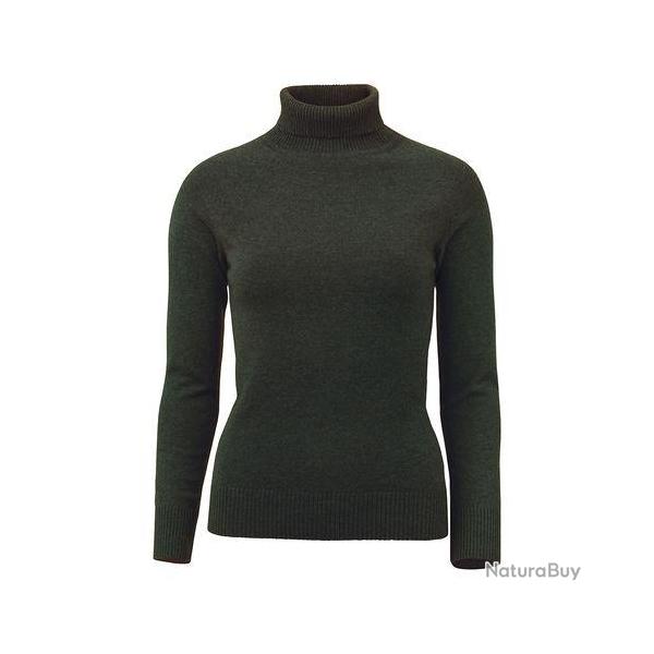 Pull femme col roul� Westminster - Loden / L