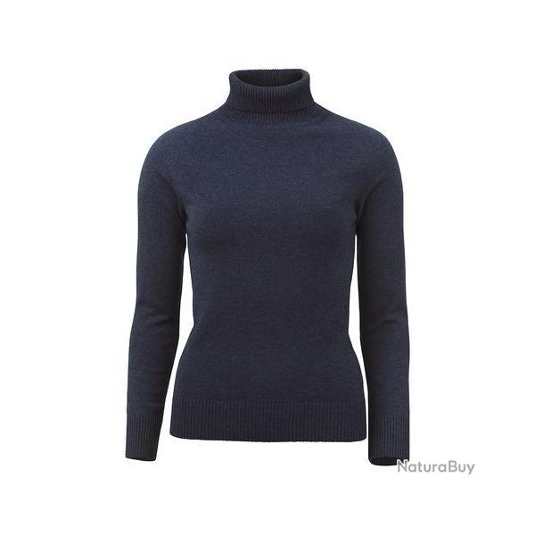 Pull femme col roul� Westminster - Dark storm / L