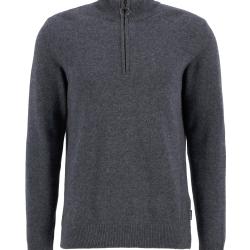 Pull Holden half zip - XL / Mid grey