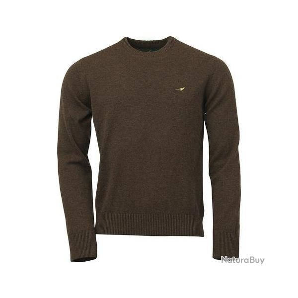 Pull HOY col rond - Brownie / L