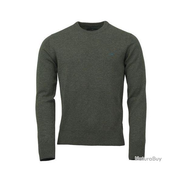 Pull HOY col rond - Forest green / 3XL
