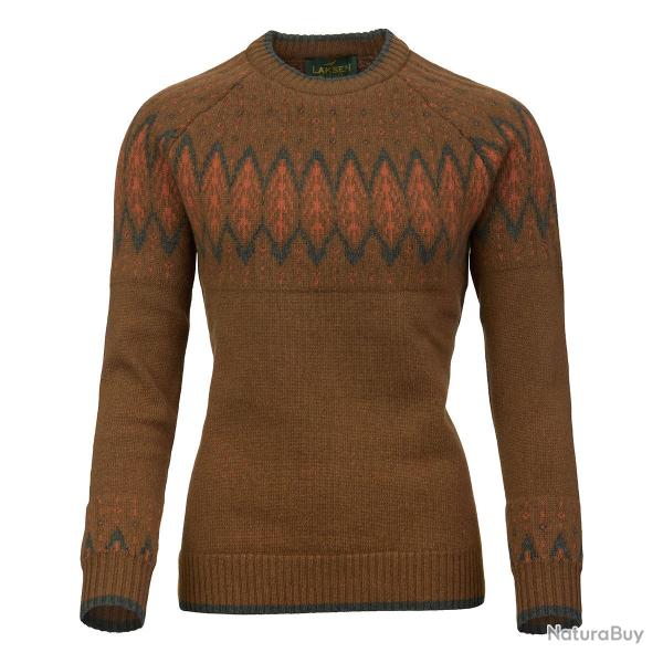 Pull jacquard trondheim femme - S