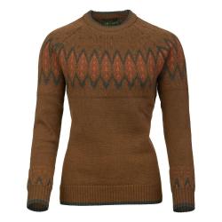 Pull jacquard trondheim femme - L