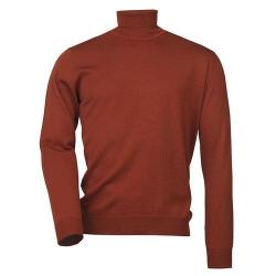 Pull merino col roul&eacute; easton - Tile / XL