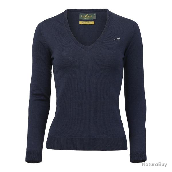 Pull m�rino femme col v Camilla - 2XL / Supernavy