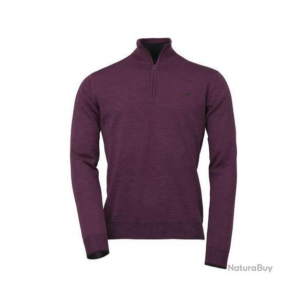 Pull NORFOLK 1/4 ZIP - HEATHER / 3XL