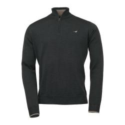 Pull NORFOLK 1/4 ZIP - OLIVE / 3XL