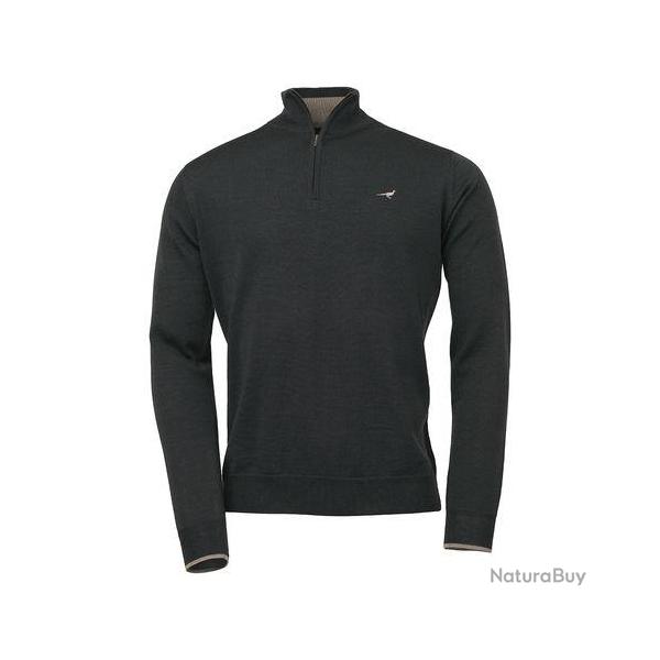 Pull NORFOLK 1/4 ZIP - OLIVE / 3XL