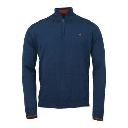 Pull NORFOLK 1/4 ZIP - Cornflower / 3XL