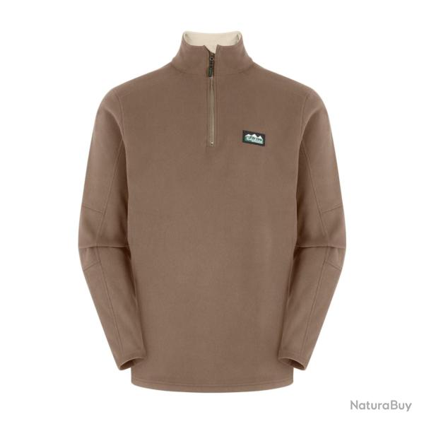Pull polaire Narvick light bark - 5XL