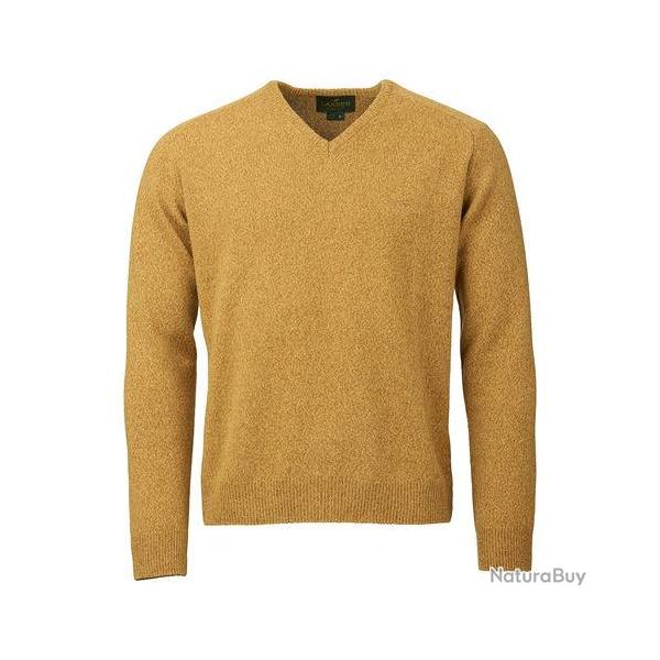 Pull trent lambswool col V - Gorse / 3XL