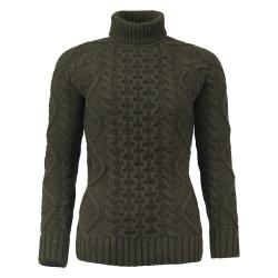 Pull tricot Knightsbridge olive femme - XL