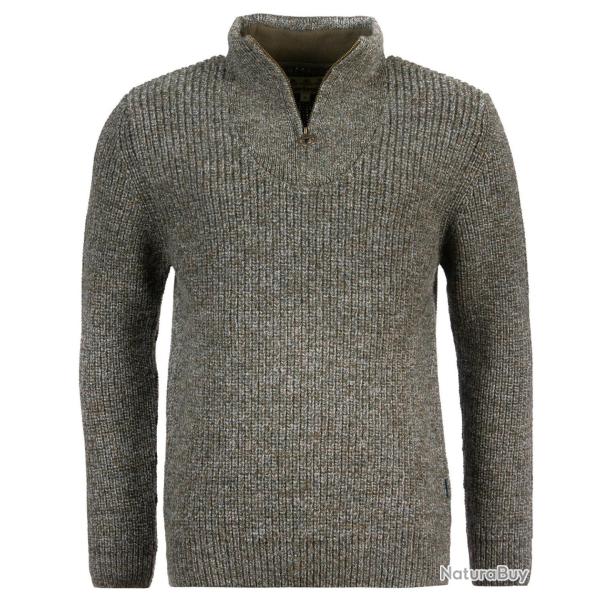 Pull tricot TYNE half zip - S