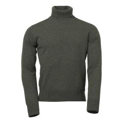 Pull TROOL col roul&eacute; - S / Forest green