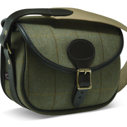 Sacoche &agrave; cartouches en tweed Hemsley - Vert