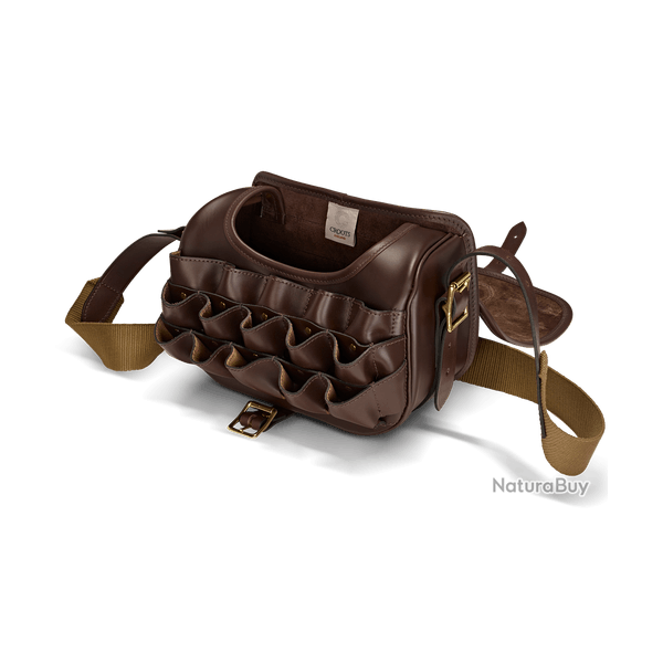 Sacoche distributeur � cartouches en cuir Byland - Oxblood