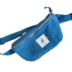 Sacs banane en lin 6 coloris - Bleu clair