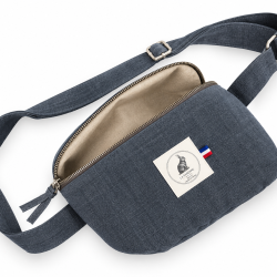 Sacs banane en lin Femme - 6 coloris - La Garenne - Kaki / Taille unique