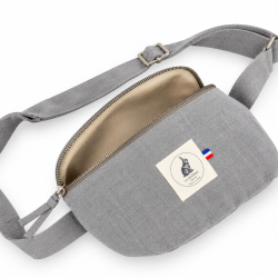 Sacs banane en lin Femme - 6 coloris - La Garenne - Kaki clair / Taille unique