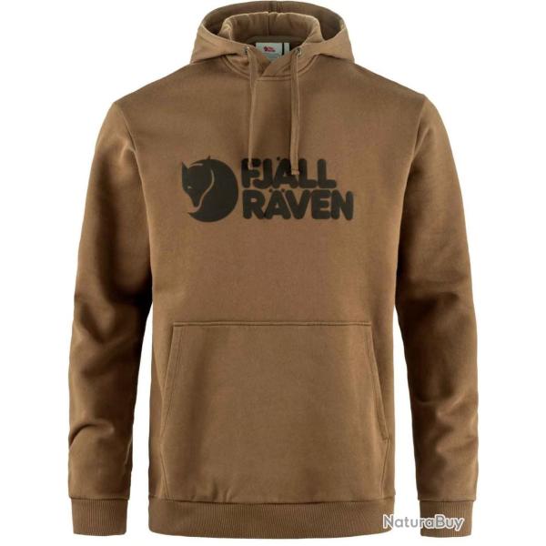 Sweat logo hoodie - S / Wood brown