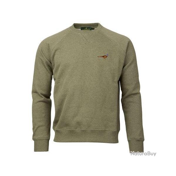 Sweat true pheasant - Olive / L