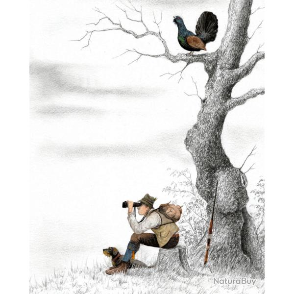 Tirage d'Aquarelle � Grand t�tras � - Thibault de Witte