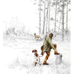 Tirages chasseur et chevreuil