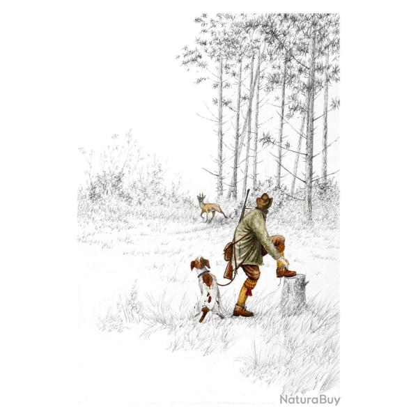 Tirages chasseur et chevreuil
