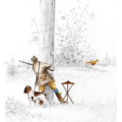 Tirages chasseur et renard
