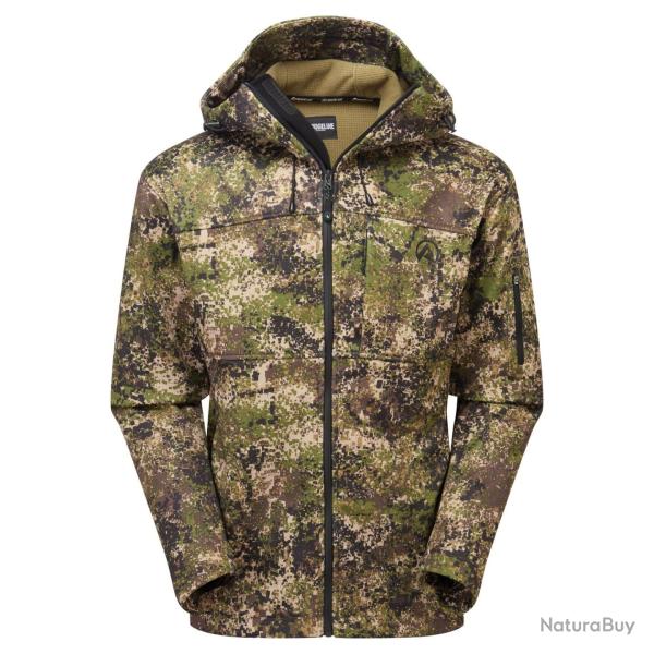 Veste ascent soft-shell dirt camo - S