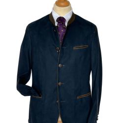 Veste autrichienne Aurach amaretta bleu fonc&eacute; - 48