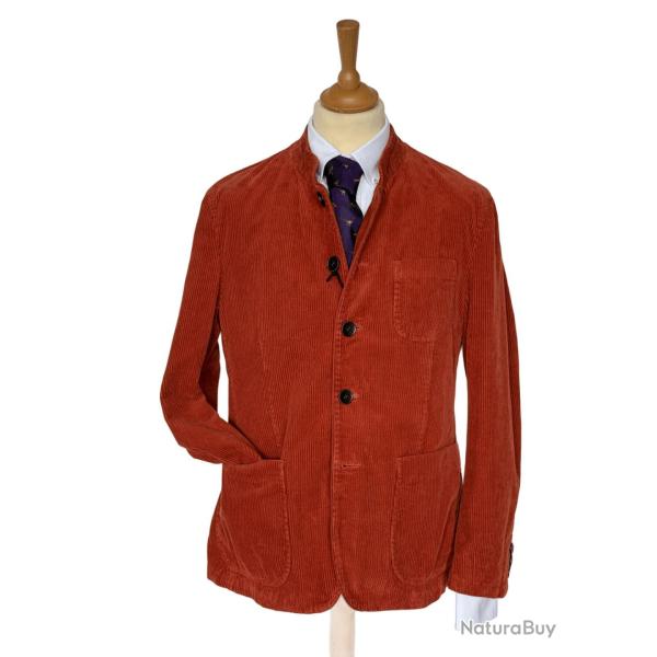 Veste autrichienne Bolton velour corail - 56
