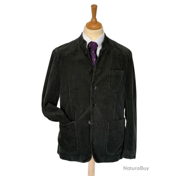 Veste autrichienne Bolton velour sapin - 56