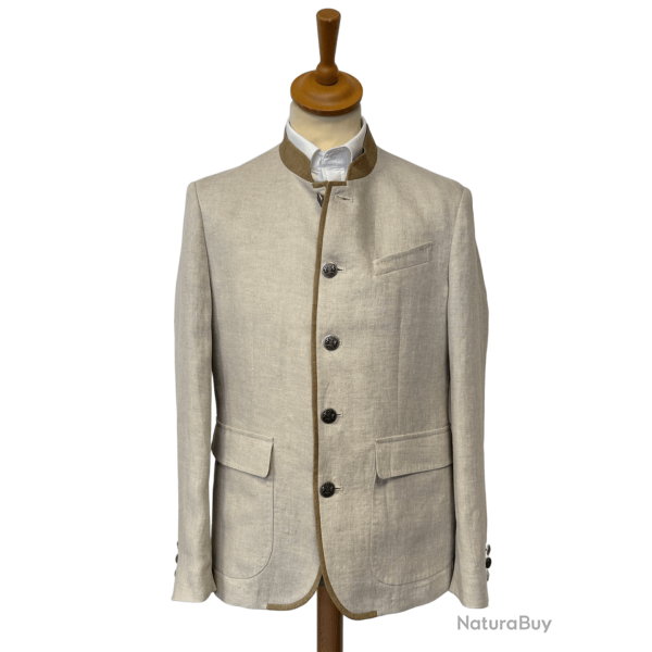 Veste autrichienne Brest lin nature - 48