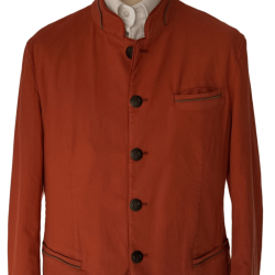 Veste autrichienne Caen coton orange - 50