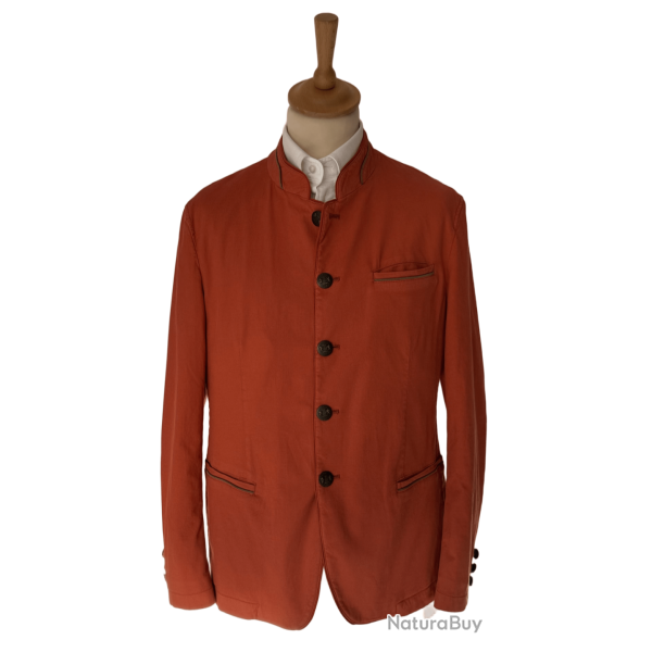 Veste autrichienne Caen coton orange - 52