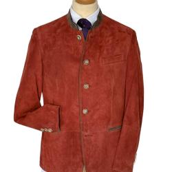 Veste autrichienne en peau Ladis corail - 54