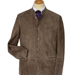Veste autrichienne en peau Ladis marron - 50