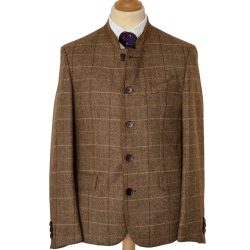 Veste autrichienne Moos tweed mittelgelb - 52