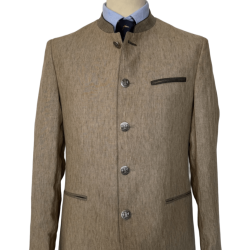 Veste autrichienne Murau beige en lin - 48