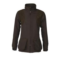 Veste de tir femme clay pro marron - L