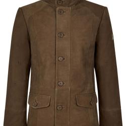 Veste en cuir Moore walnut - 2XL