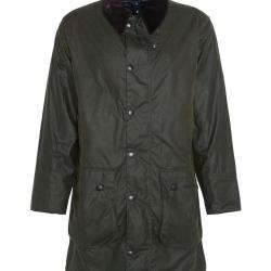 Veste huil&eacute;e Borders archive olive - S