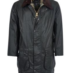 Veste huil&eacute;e BORDERS sage - M