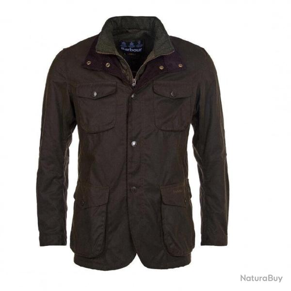 Veste huil�e Ogston olive - S