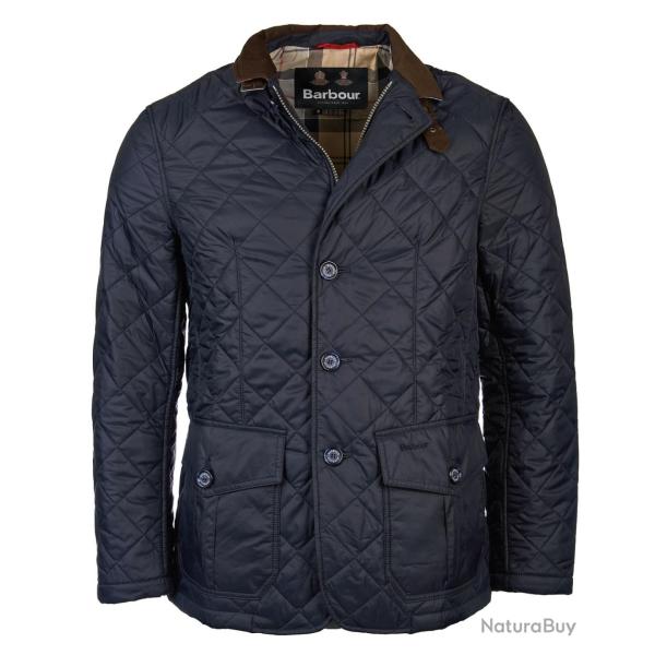 Veste matelass�e Quilt sander bleue - S