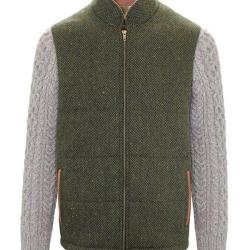 Veste SHACKLETON green herringbone - 48